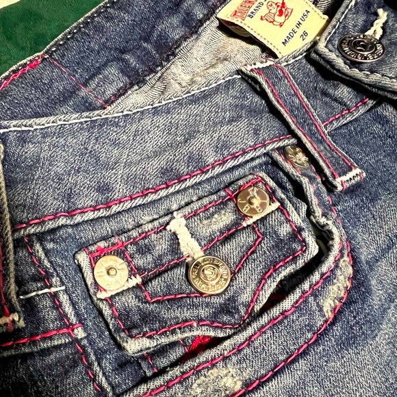 Original True Religion Denim pink stitching 26 - Picture 7 of 10